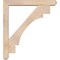 Ekena Millwork Merced Craftsman Smooth Bracket w/ Offset Brace, Douglas Fir, 5 1/2"W x 36"D x 40"H BKT0604X36X40MRC04SDF - alternate 3